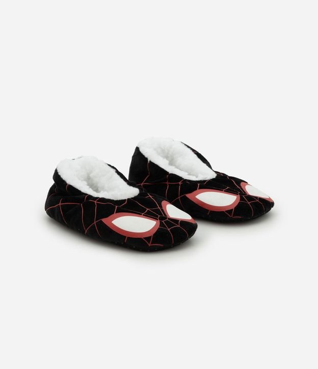 Media Infantil Home Socks en Fleece con Miles Morales – Talle 19 a 34