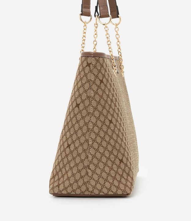Bolsa Shopper Grande con Estampa Geométrico 2