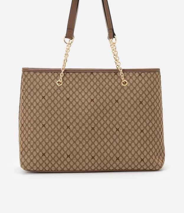 Bolsa Shopper Grande con Estampa Geométrico 3