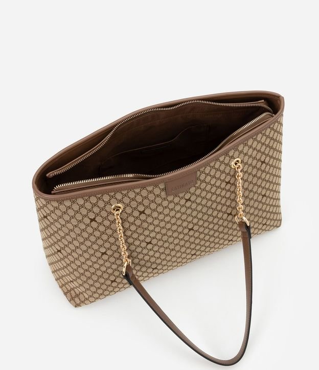 Bolsa Shopper Grande con Estampa Geométrico 4