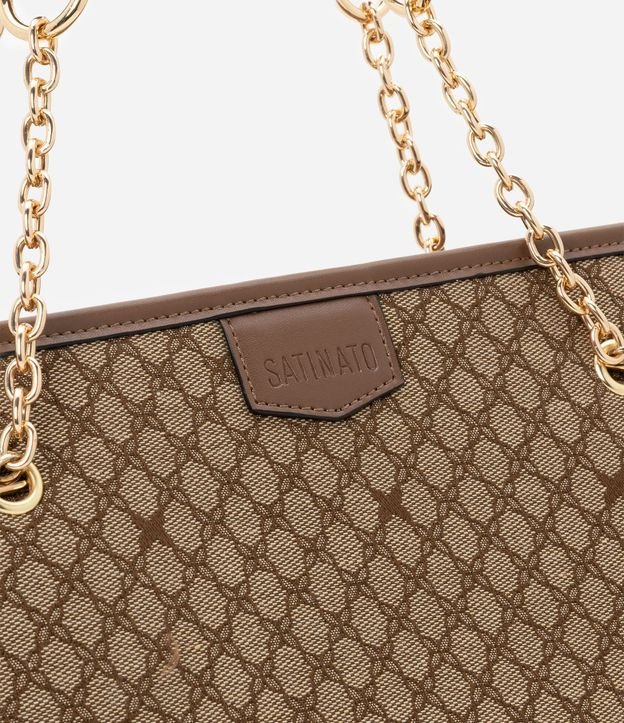 Bolsa Shopper Grande con Estampa Geométrico 5