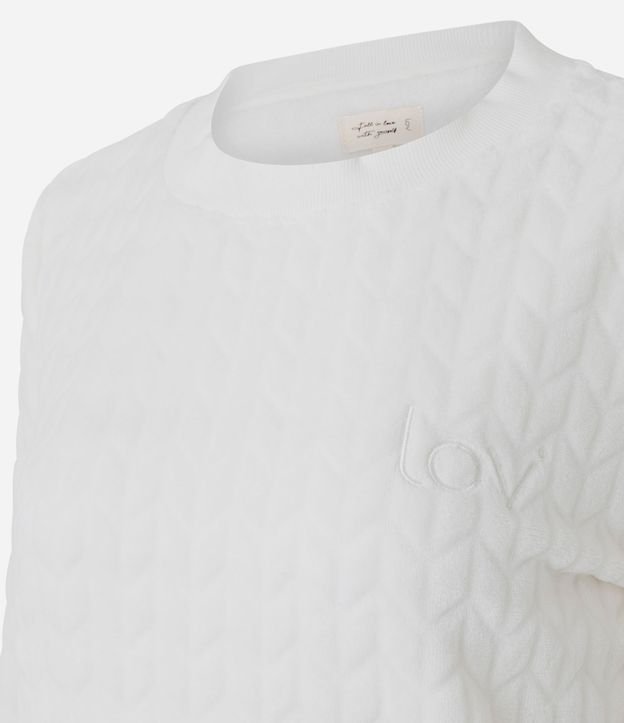 Pijama Largo en Fleece con Textura 2