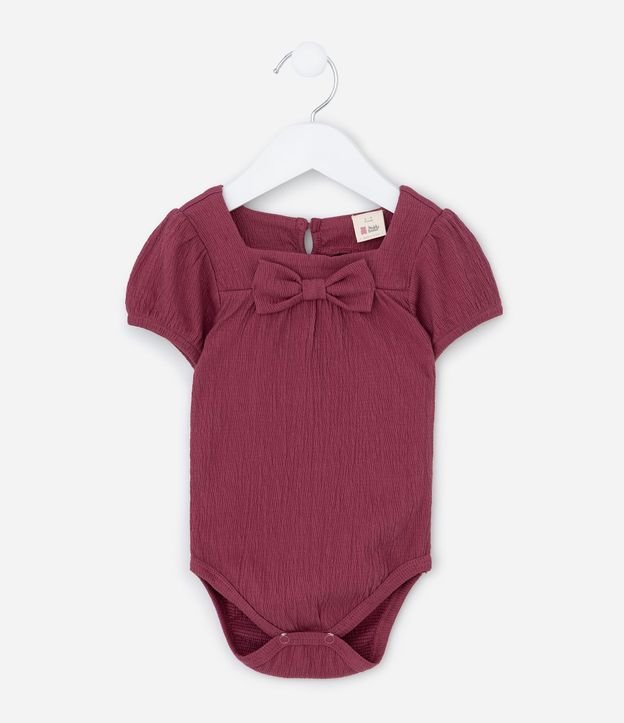 Body Infantil con Lazo en el Pecho – Talle RN a 18 Meses 2