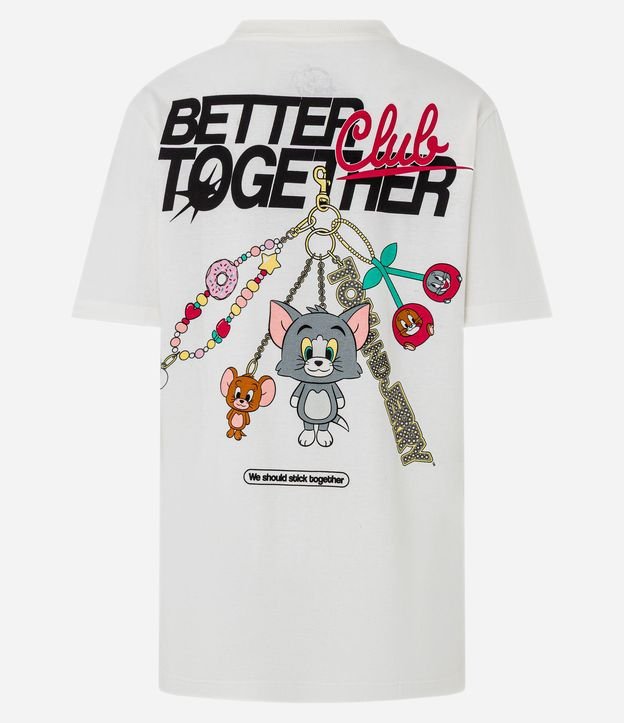 Remera en Algodón con Estampa Frente y Espalda Tom & Jerry 7