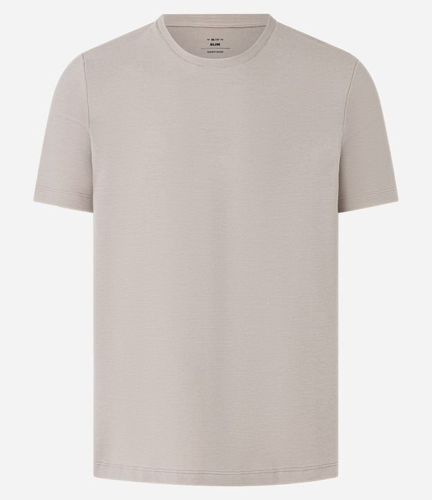 Remera Slim en Algodón Acanalada 6