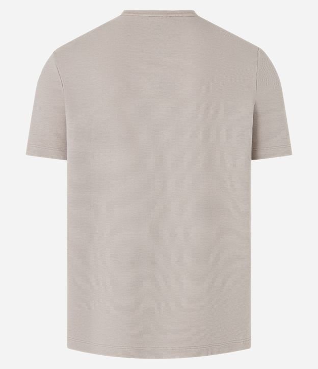 Remera Slim en Algodón Acanalada 8