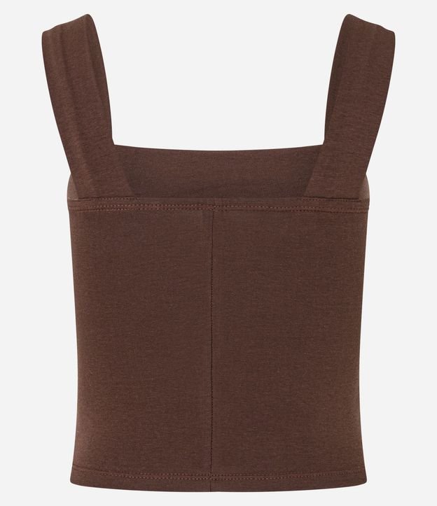 Blusa Musculosa Básica con Escote Cuadrado 7