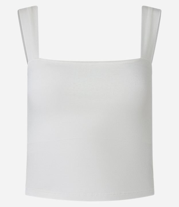 Blusa Musculosa Básica con Escote Cuadrado 4