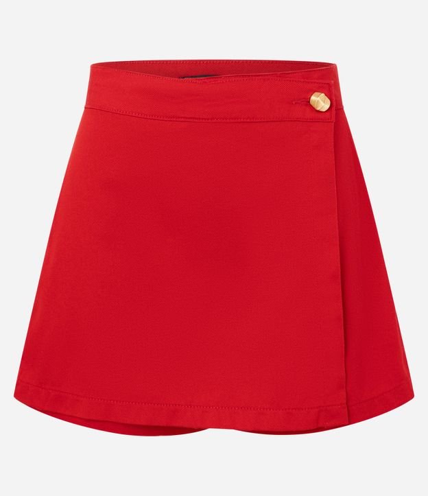 Short Pollera en Sarga con Traspase Sobre 5