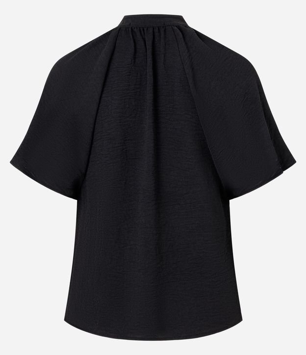 Blusa en Airflow con Lazo en el Cuello y Manga Godê 7