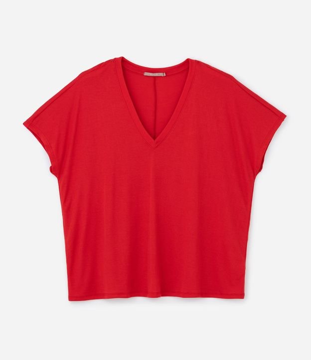 Blusa en Rib sin Sisa con Cuello Curve & Plus Size