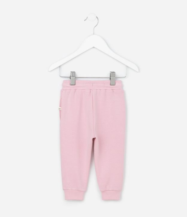 Pantalón Infantil Jogger en Modal - Talle 0 a 18 Meses 3