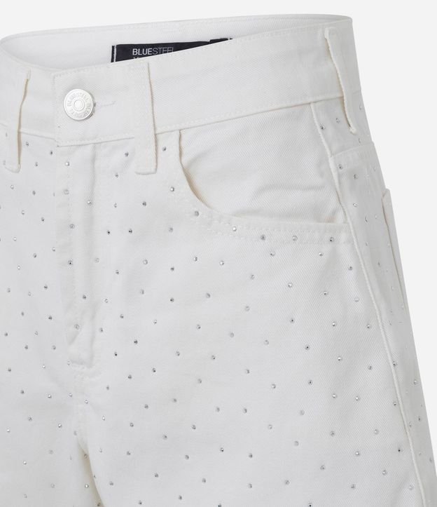 Short Mom en Sarga con Brillos 7