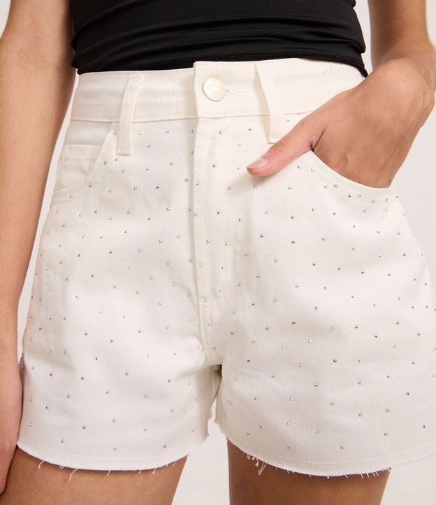 Short Mom en Sarga con Brillos 5