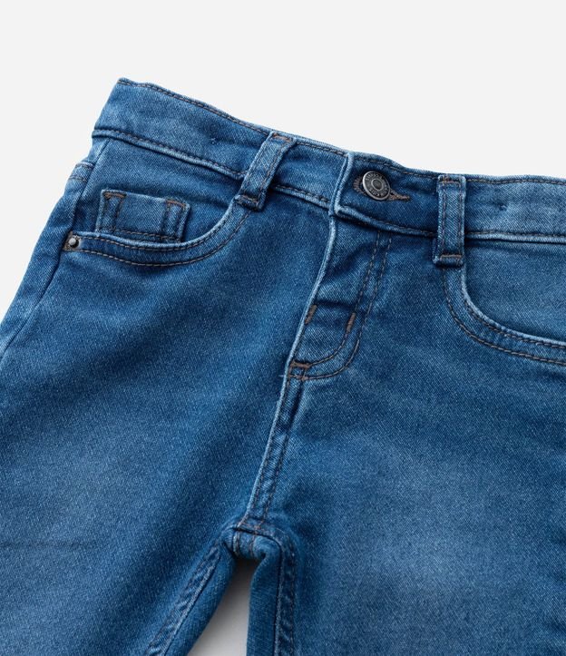 Pantalón Skinny Infantil en Jeans - Talle 0 a 18 Meses 8