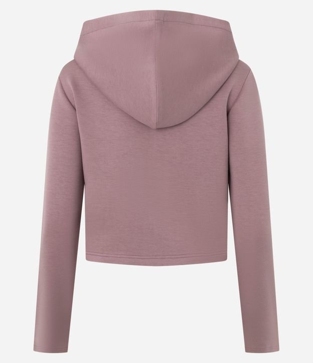 Campera en Modal con Capucha y Cierre en Cremallera 7