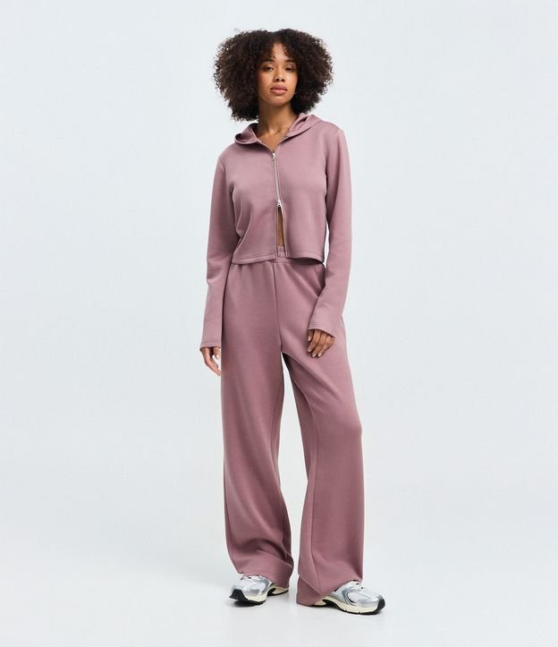 Campera en Modal con Capucha y Cierre en Cremallera 2