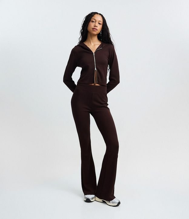 Campera en Modal con Capucha y Cierre en Cremallera 2