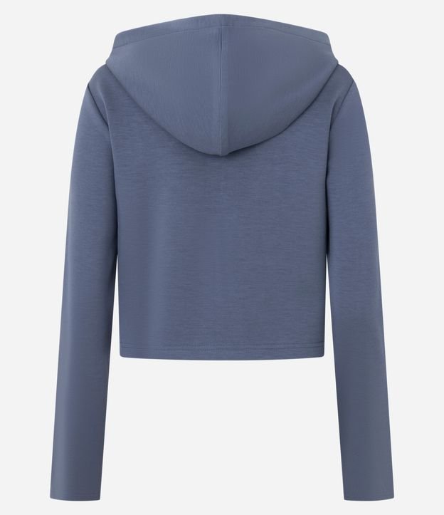 Campera en Modal con Capucha y Cierre en Cremallera 7