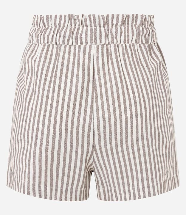 Short Runner Cintura Alta en Cotton con Rayas Verticales 6