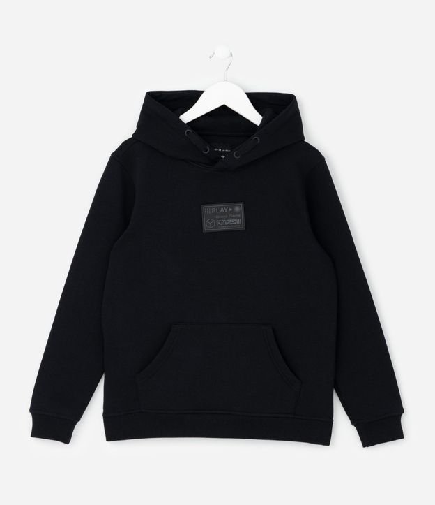 Saco Infantil con Capucha y Patch Rubber – Talle 5 a 14 años 2