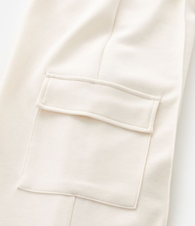 Pantalón Infantil Wide Leg en Algodón con Bolsillos Cargo – Talle 5 a 16 años 5