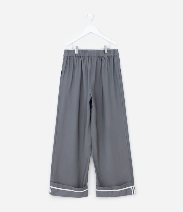 Pantalón Infantil Wide en Sastrería con Ruedo Plegado – Talle 5 a 14 años 3