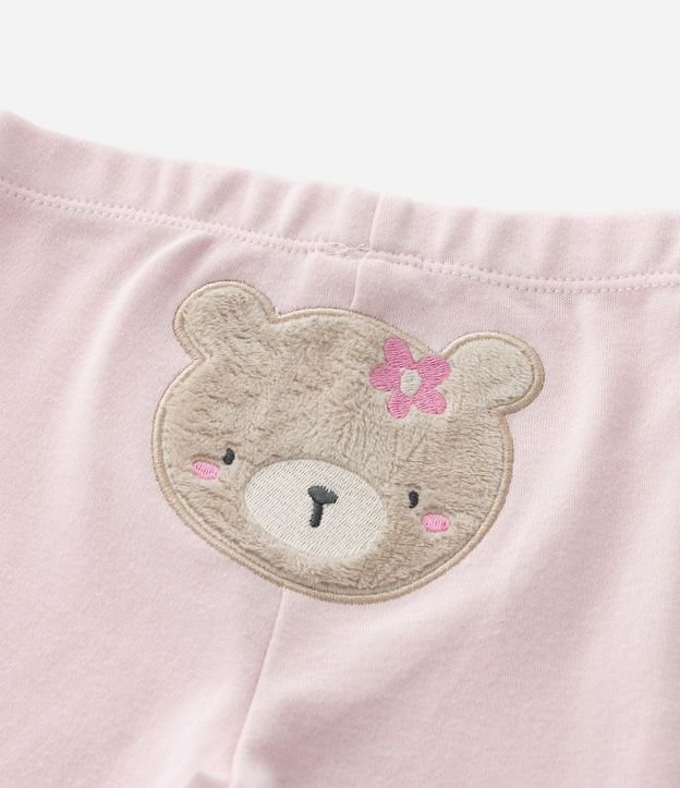 Conjunto Infantil Floral con Body y Pantalón Osito – Talle RN a 18 Meses 13