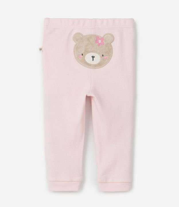 Conjunto Infantil Floral con Body y Pantalón Osito – Talle RN a 18 Meses 7