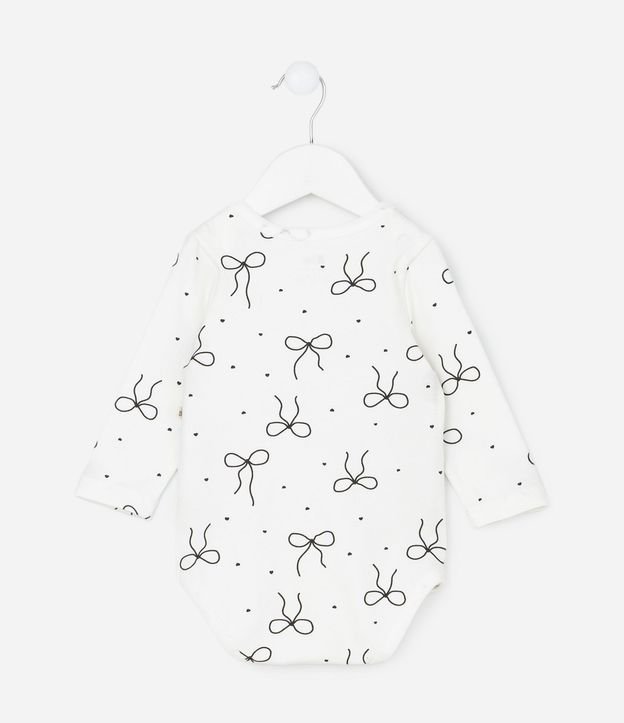 Conjunto Infantil Body y Peto en Coctel con Moñitas – Talle 0 a 18 Meses 5