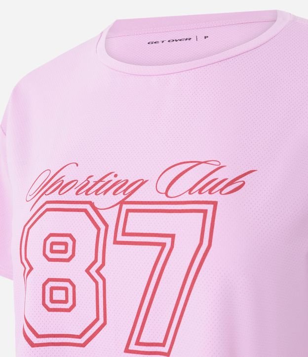 Remera Crpped Oversized Deportiva con Tecnologia Dry y Estampado 87 6