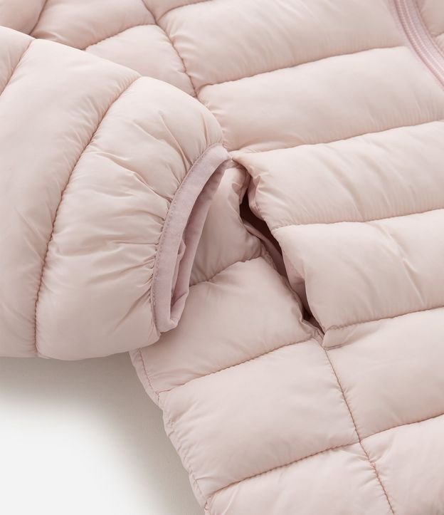 Campera Infantil Puffer en Microfibra con Capucha – Talle 5 a 16 años 5