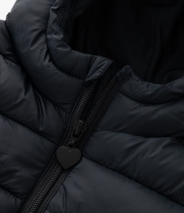 Campera Infantil Puffer en Microfibra con Capucha – Talle 5 a 16 años 7