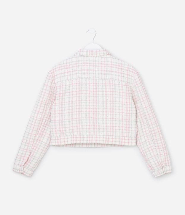 Campera Infantil en Tweed con Bolsillos Delanteros – Talle 5 a 14 años 3