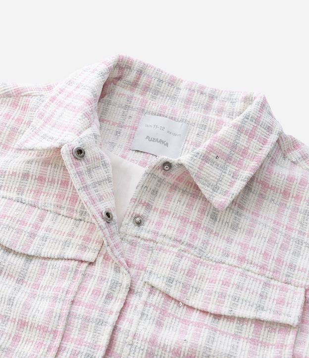 Campera Infantil en Tweed con Bolsillos Delanteros – Talle 5 a 14 años 6