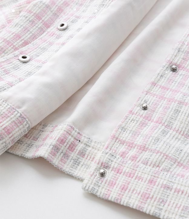 Campera Infantil en Tweed con Bolsillos Delanteros – Talle 5 a 14 años 7