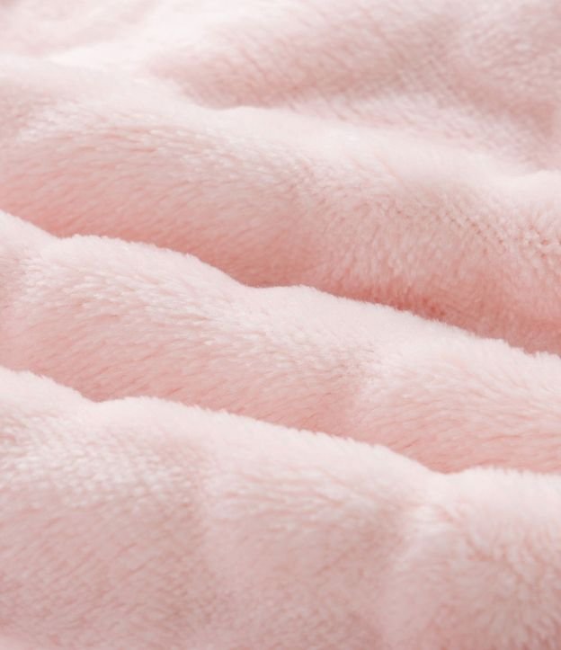 Mono Largo en Fleece con Textura de Corazones - Talle RN a 18 meses 5
