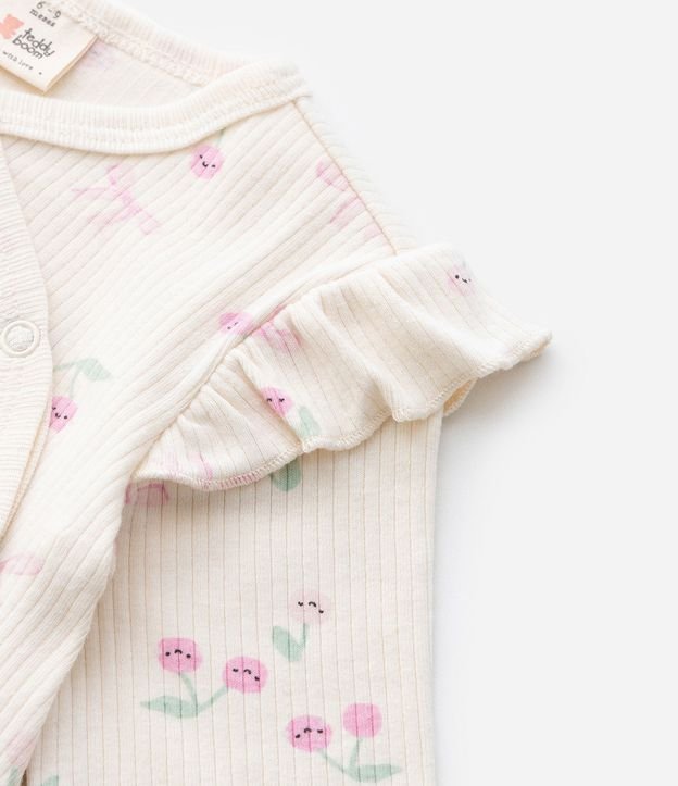 Mono Infantil Manga Larga con Estampa de Cereza – Talle 0 a 18 Meses 6