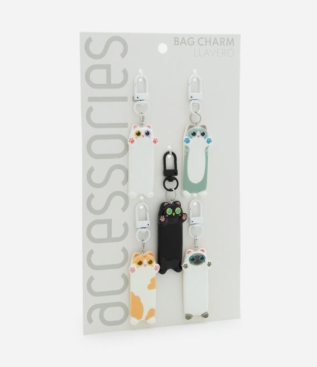 Kit 05 LLaveros en Resina de Gatitos 4