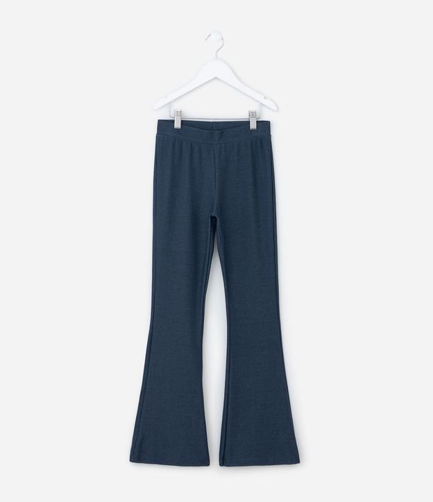 Pantalón Infantil Flare Imitando Jeans - Talle 5 a 14 años