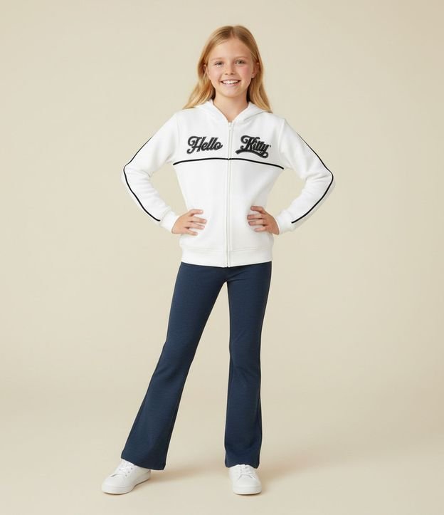 Pantalón Infantil Flare Imitando Jeans - Talle 5 a 14 años 1