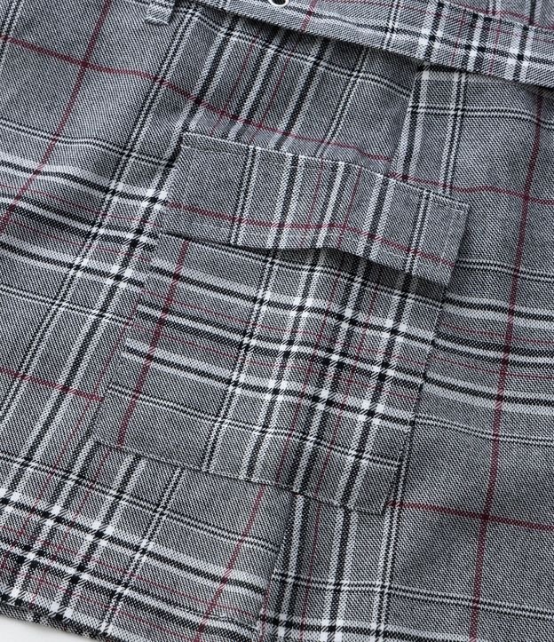 Vestido Infantil Sastre de Cuadros con Pliegues – Talle 5 A 14 años 4