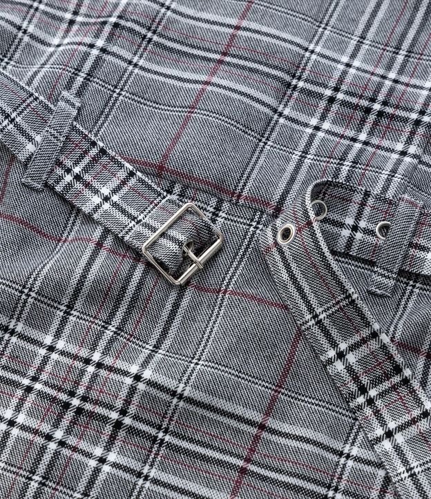 Vestido Infantil Sastre de Cuadros con Pliegues – Talle 5 A 14 años 6