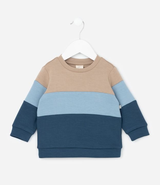 Saco Infantil con Bloques de Colores y Manga Larga – Talle RN a 18 Meses 1