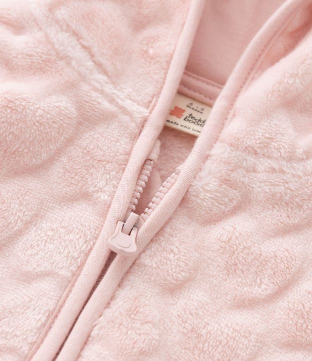 Conjunto Infantil en Fleece Texturizado con Campera y Pantalón – Talle 0 a 18 Meses 9