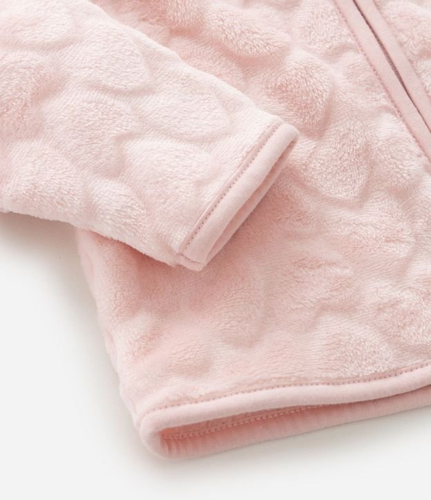 Conjunto Infantil en Fleece Texturizado con Campera y Pantalón – Talle 0 a 18 Meses 10