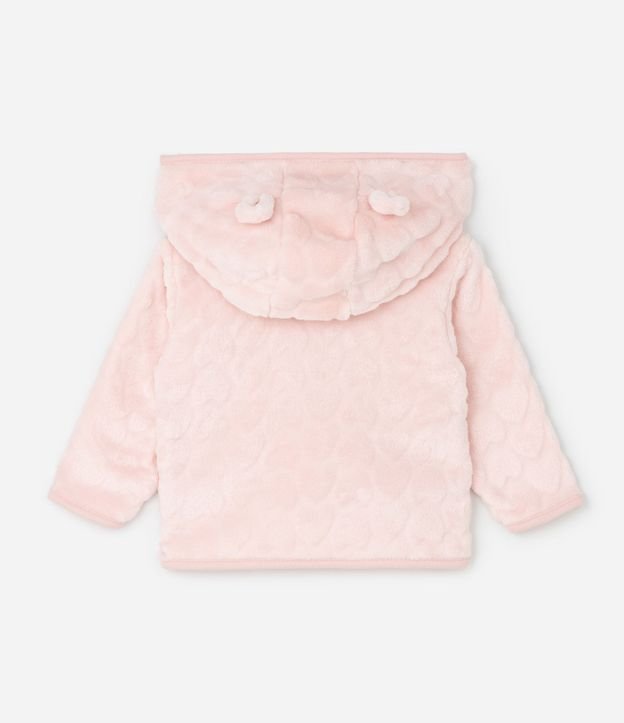 Conjunto Infantil en Fleece Texturizado con Campera y Pantalón – Talle 0 a 18 Meses 4