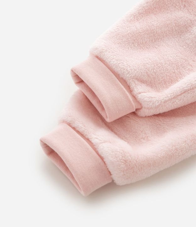 Conjunto Infantil en Fleece Texturizado con Campera y Pantalón – Talle 0 a 18 Meses 7
