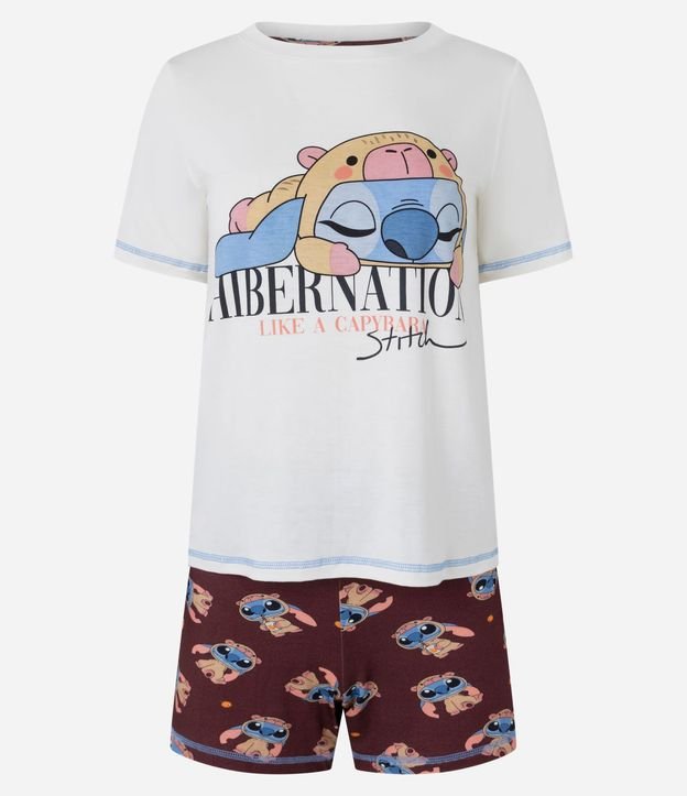 Pijama Short Doll en Viscosa con Stitch Hibernation 4