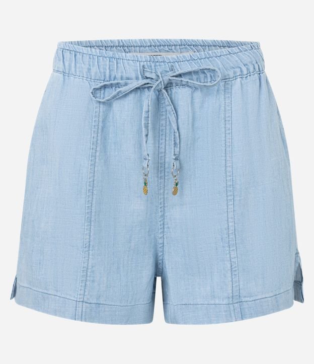 Short Runner en Jeans con Colgante de Piña en el Lazo 5